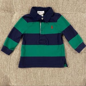 9 month Ralph Lauren rugby shirt